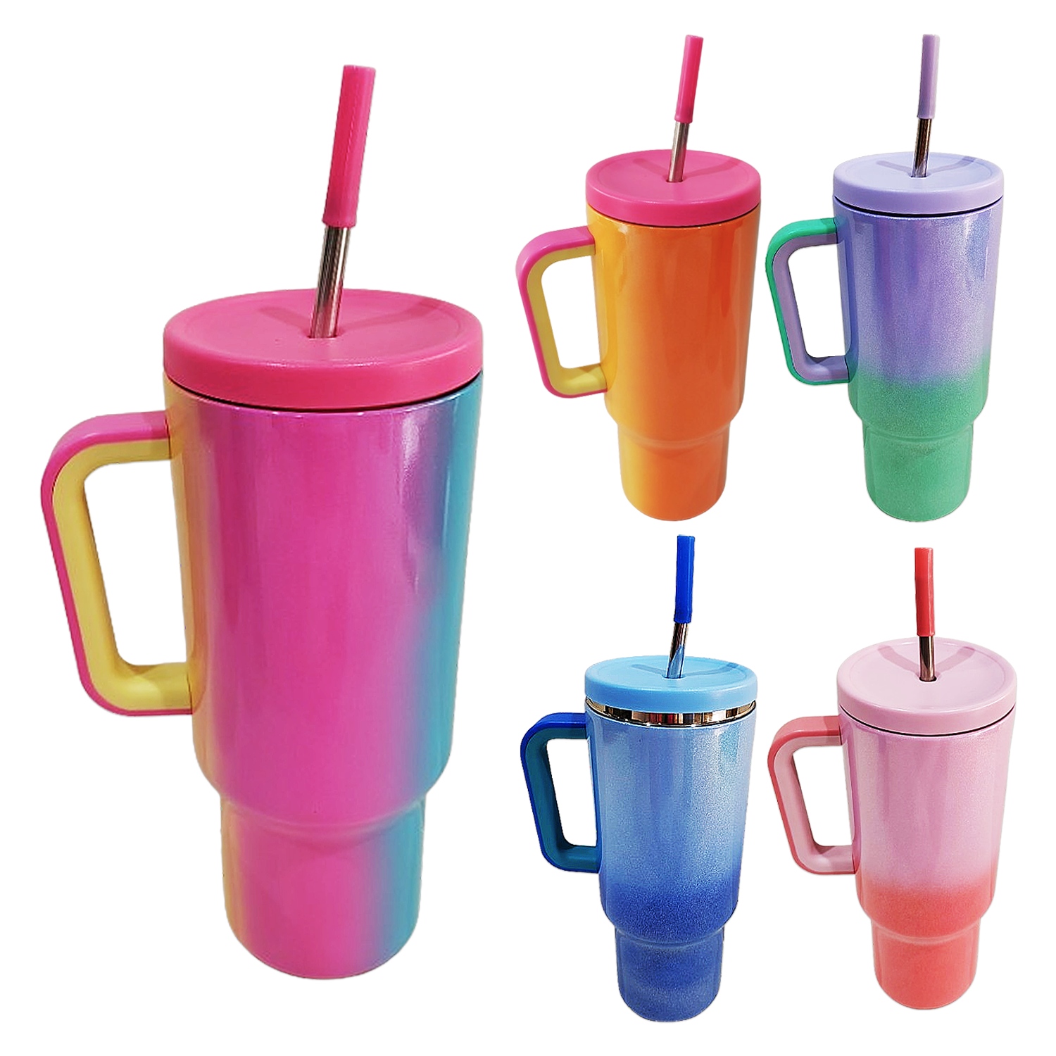 VASO TERMO TERMICO DEGRADE METALIZADO 1200ML