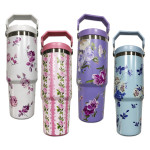 TERMO TERMICO ESTAMPADO FLORES 1200ML