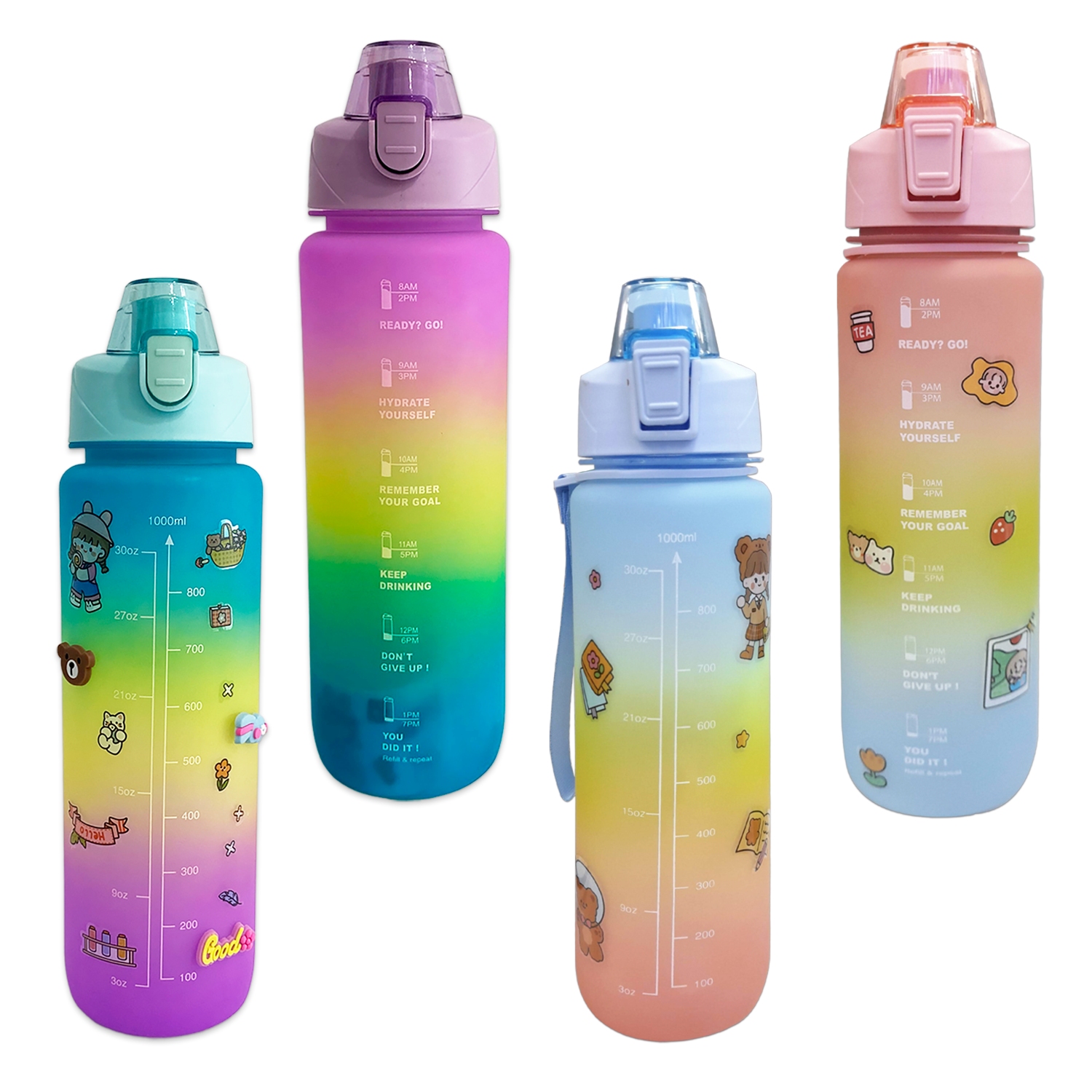 TERMO MOTIVACIONAL CON STIKERS Y PINES 1000ML