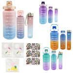 TERMO MOTIVACIONAL X3 PINES Y STIKER  2000ML-900ML-300ML