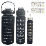 TERMO MOTIVACIONAL NEGRO MATE X3 2000ML-900ML-300ML