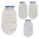 TAPETE BAÑO ANTIDESLIZANTE DE CHUPAS 62*35CM