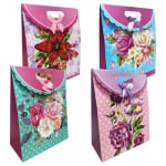 BOLSA DE REGALO FLORES31.5*25*12CM (PQX12)