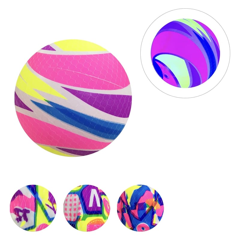 PELOTA ESTAMPADA COLORES CON LUZ 70G