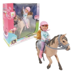 SET DE CABALLO Y JINETE EN CAJA