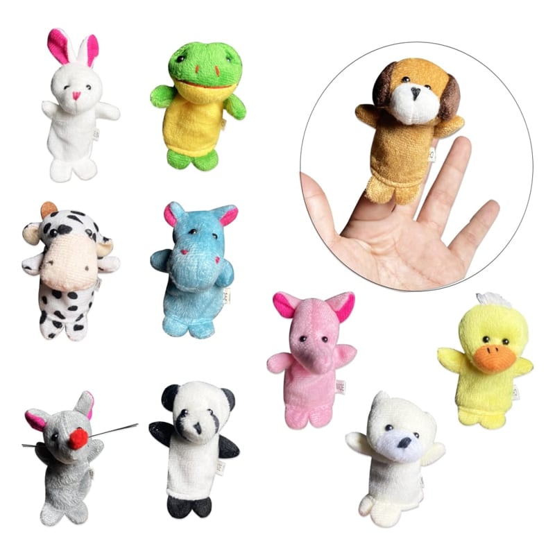 TITERE ANIMALES DE PELUCHE  (PQTX10)