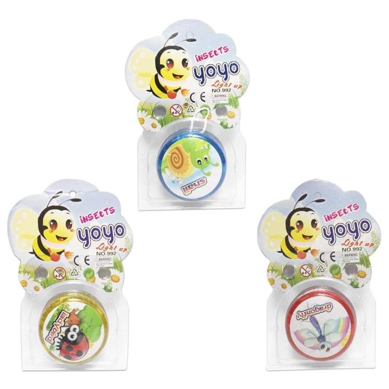 YOYO INSECTOS CON LUZ BLISTER