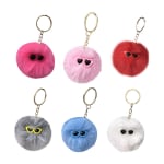 LLAVERO PELUCHE CON GAFAS 6CM (PQTX12)