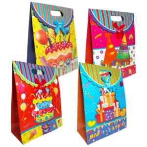 BOLSA REGALO PASTEL 31.5*25*12CM (PQX12)