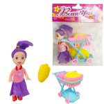 CARRO DE MERCADO CON MUÑECA EN BOLSA