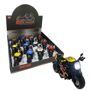 MOTO DE COLECCION LUZ Y SONIDO (CJX12)