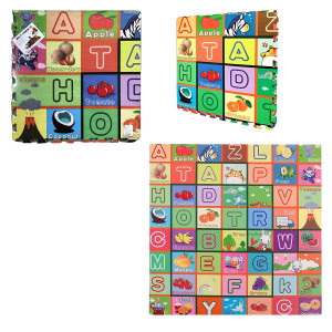 TAPETE ROMPECABEZAS INFANTIL 60*60*1CM X4