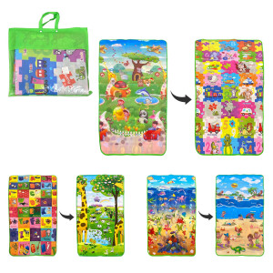 TAPETE INFANTIL DOBLE CARA ESTAMPADO 100*180*0.25CM