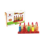 ABACO MATEMATICO DE MADERA DIDACTICO