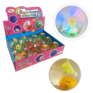 PELOTA DE AGUA CON ANIMAL MARINO Y LUZ (CJX12)