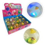 PELOTA DE AGUA CON PATO Y LUZ (CJX12)