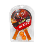 RAQUETA PING PONG X2 CON PELOTAS