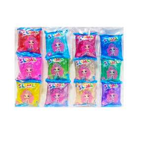 SLIME MINI ESCARCHADO EN BOLSA SIRENA (PQTX12)