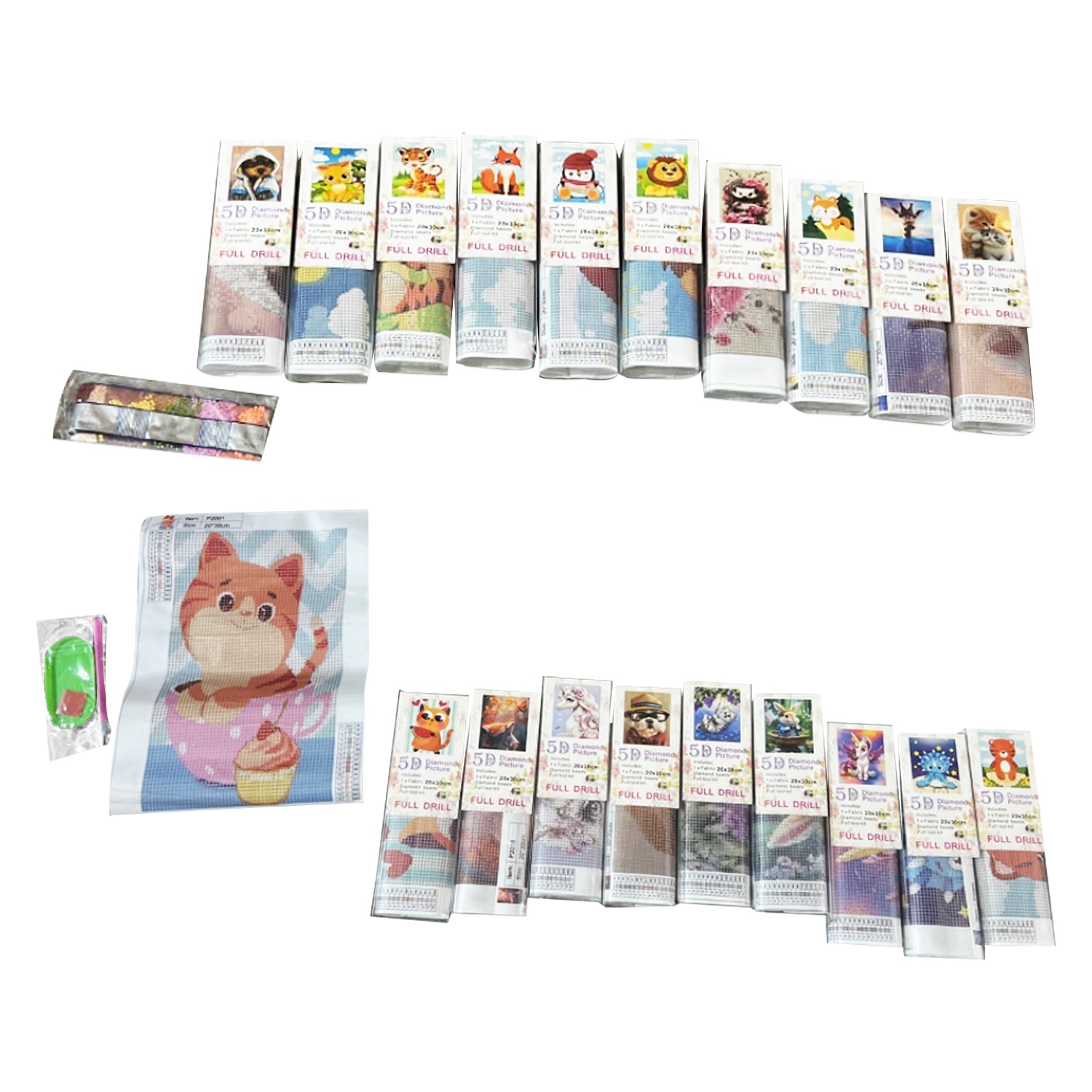 SET DE ARTE DE DIAMANTES 20*30CM