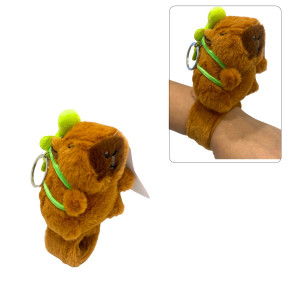 BRAZALETE LLAVERO CAPIBARA CON TORTUGA