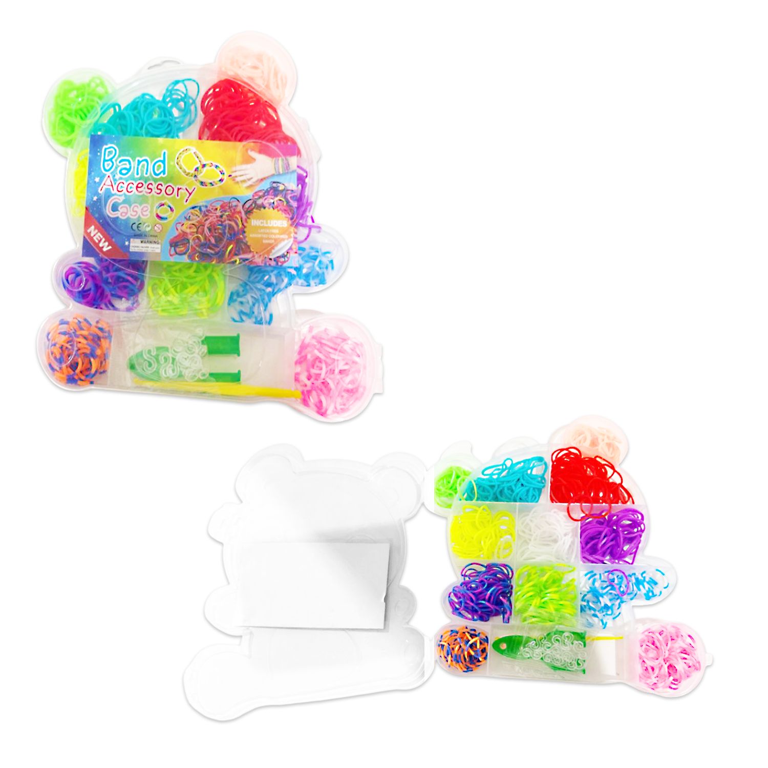 SET OSO CAUCHOS PARA HACER PULSERAS (PQTX12)