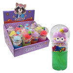 SLIME ESCARCHADO TARRO CON PINZA PELUCHE (CJX12)