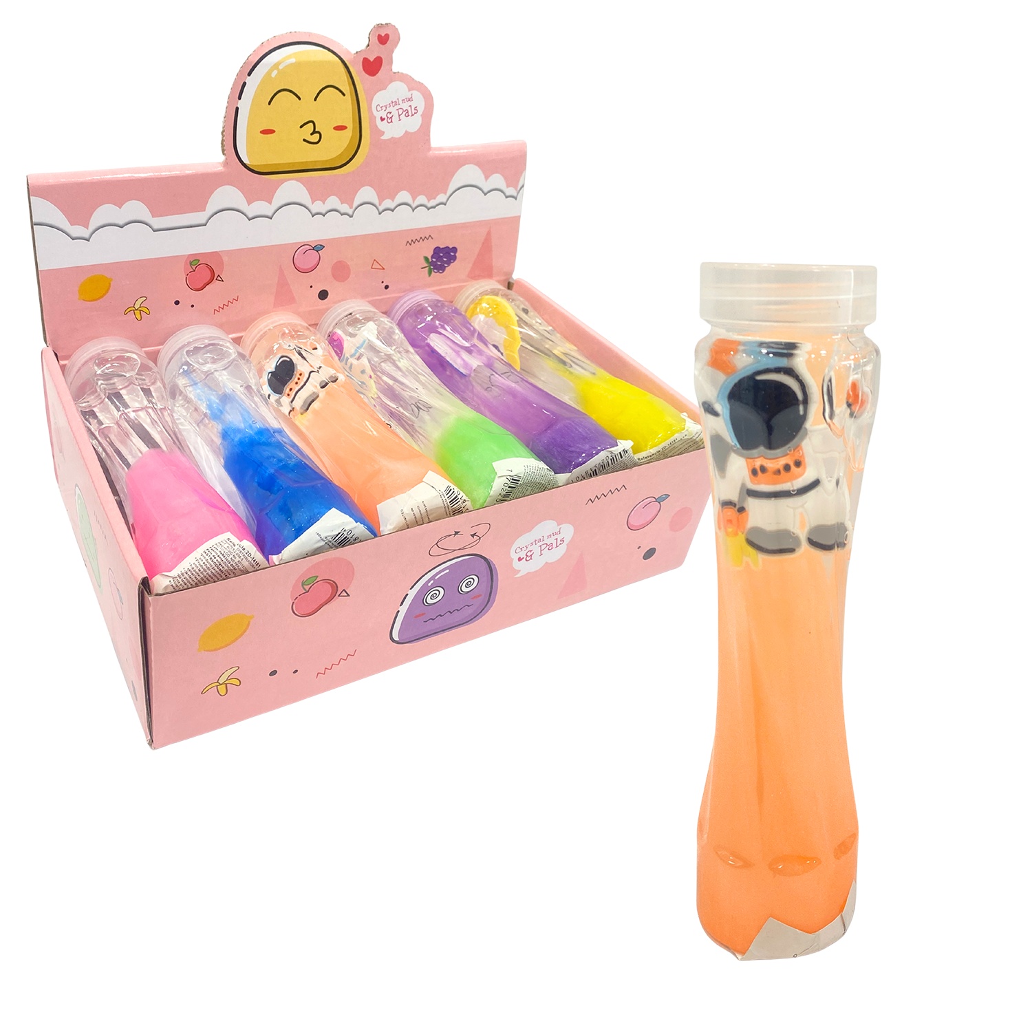 SLIME TUBO CON FIGURA ESPACIAL (CJX12)