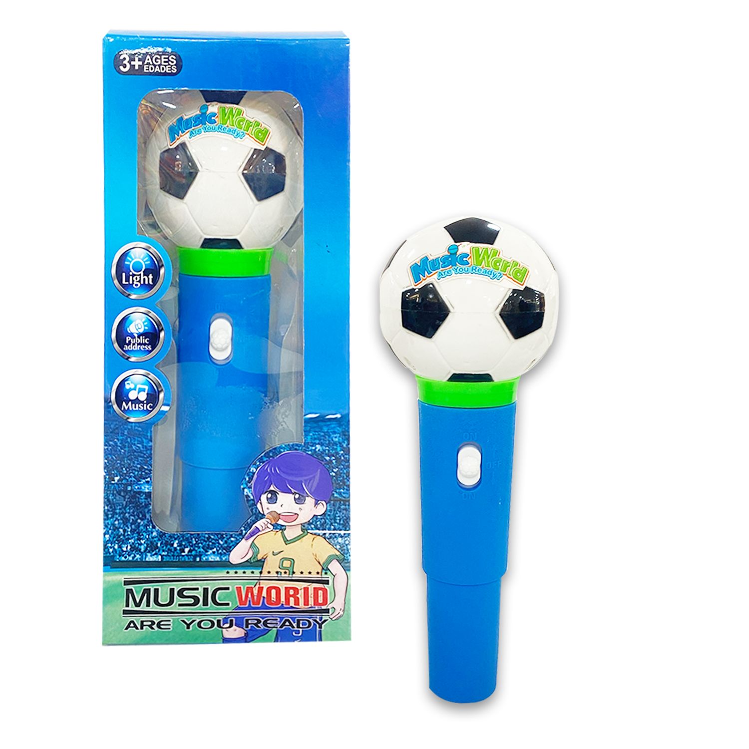 MICROFONO INFANTIL DE PILAS EN CAJA