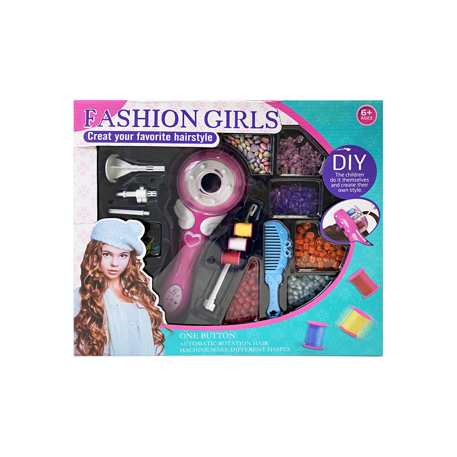 MAQUINA DE TRENZAS CON ACCESORIOS