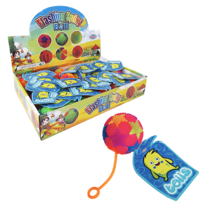 PELOTA CHILLONA CON LUZ 6.5CM (CJX24)