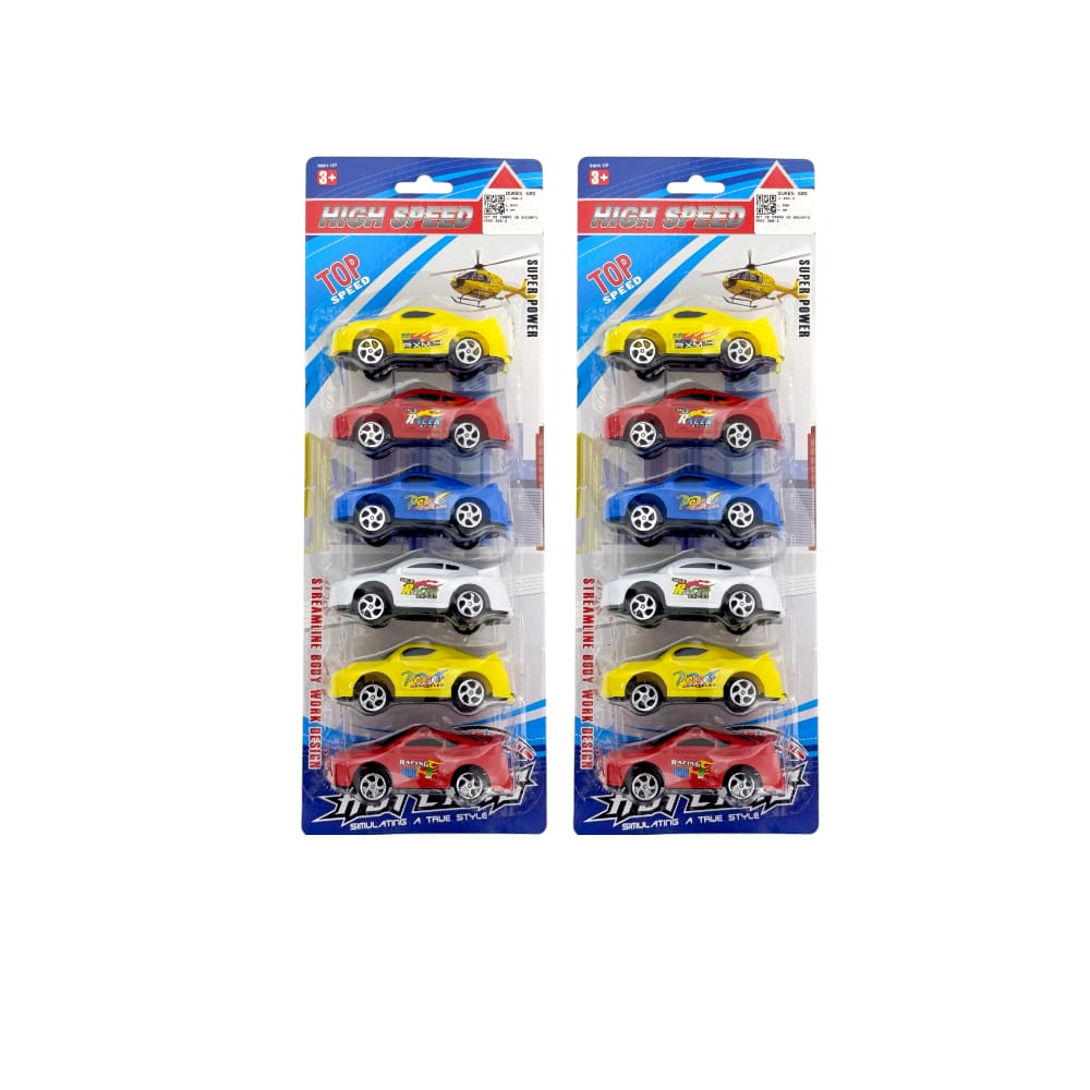 SET DE CARRO X6 ENCARTONADO 366-2