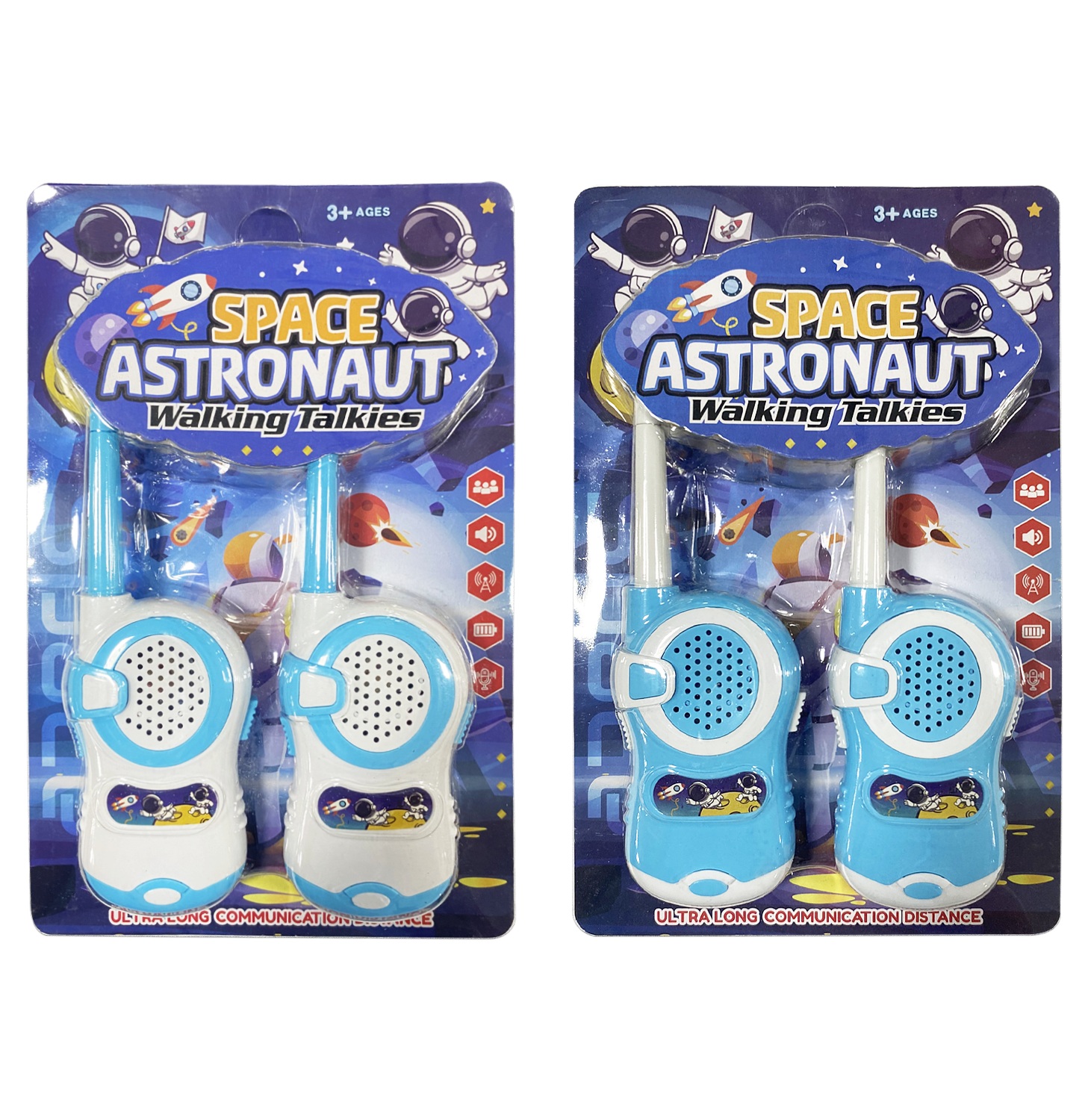 WALKIE TALKIES ASTRONAUTA ENCARTONADO