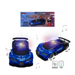 CARRO POLICE+SONIDO EN CAJA 555A-1