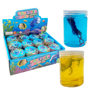 SLIME TARRO CON ANIMAL MARINO (CJX12)