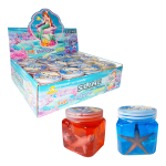 SLIME TARRO CON ANIMALES MARINOS Y LUZ (CJX12)