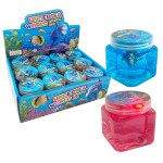 SLIME TARRO CON ANIMALES MARINOS Y LUZ (CJX12)