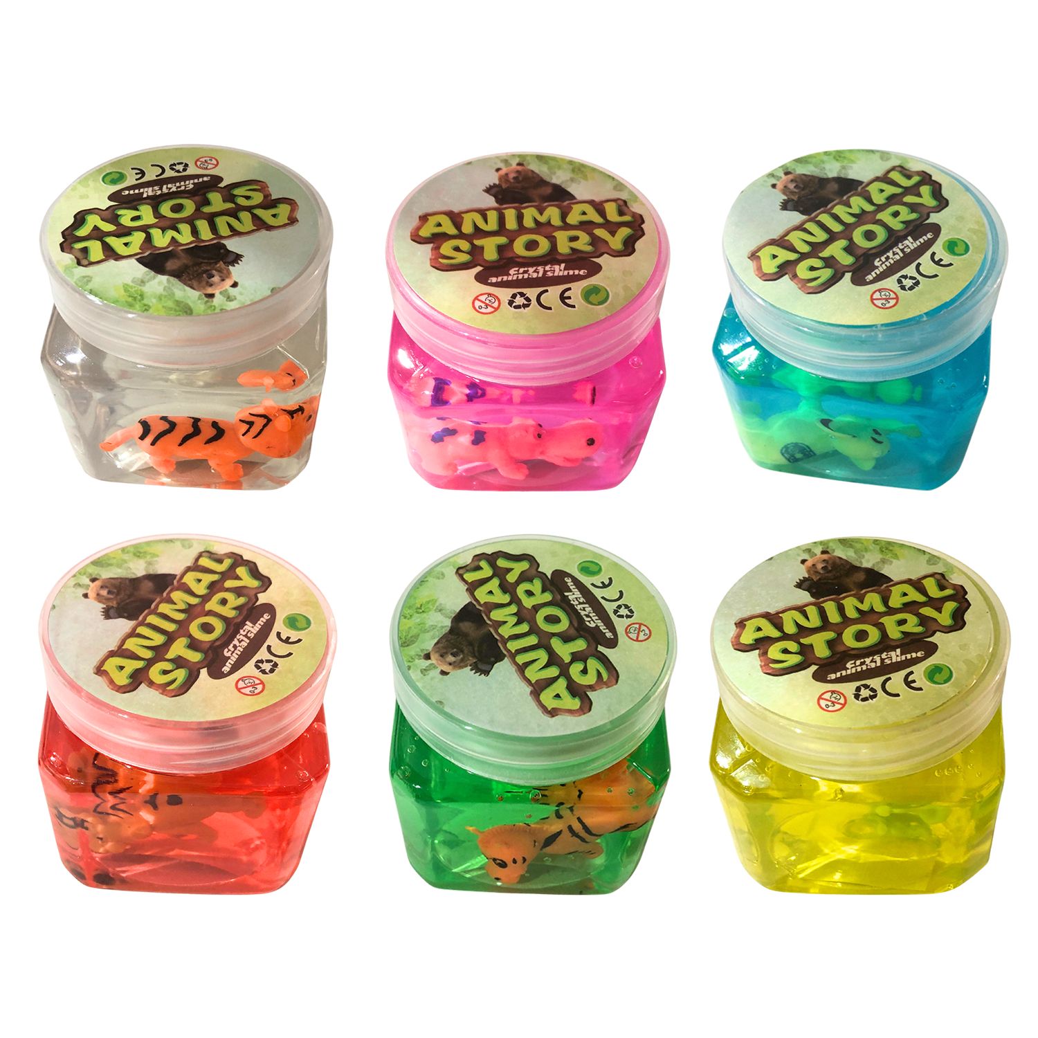 SLIME TARRO CON ANIMAL  (CJX12)