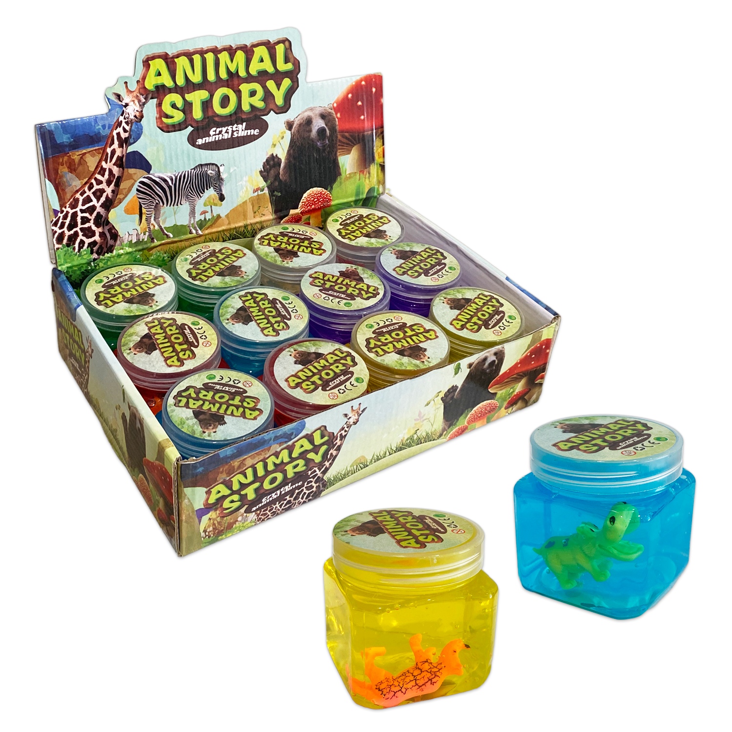 SLIME TARRO CON ANIMAL (CJX12)