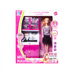 BARBIE CON COCINA Y ACCESORIOS