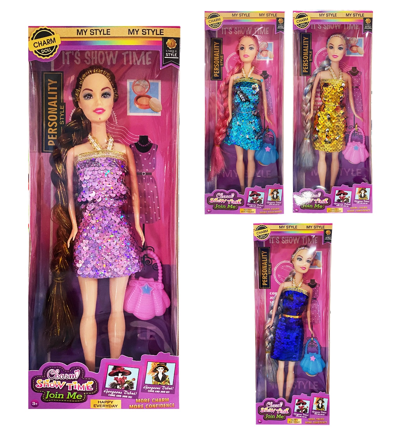 BARBIE CON ACCESORIOS EN CAJA ARMADA