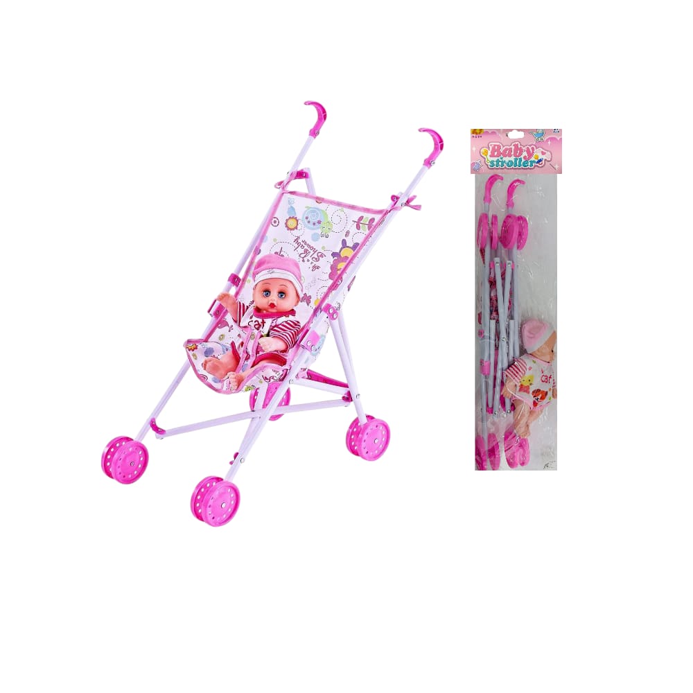 BEBE + COCHE PLASTICO 6617F-1