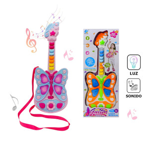 GUITARRA CON SONIDO ENCARTONADA 663B