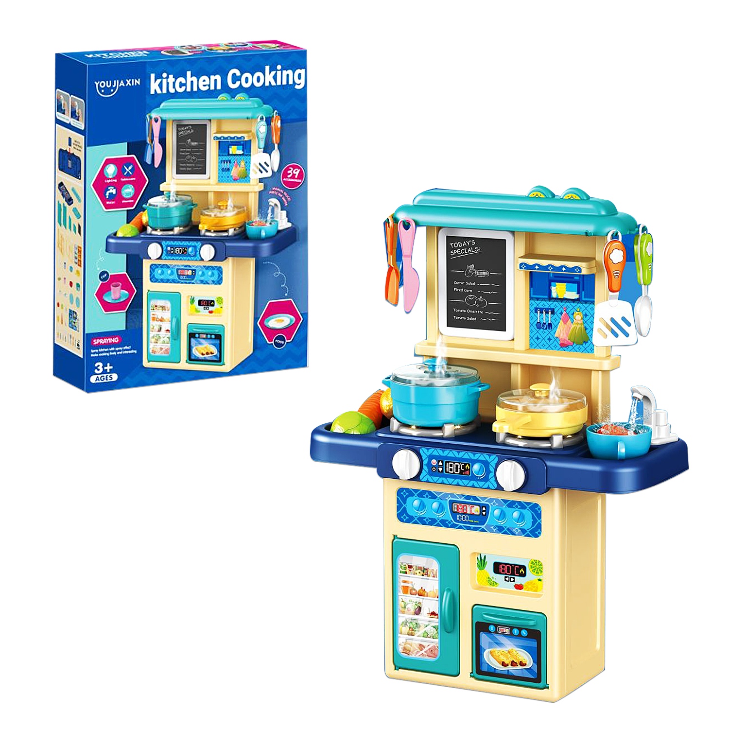 COCINA INFANTIL DE PILAS EN CAJA