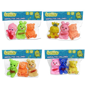 ANIMAL CHILLON EN BOLSA X3
