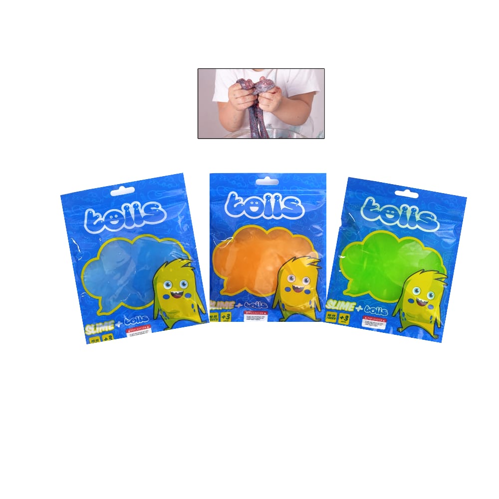 SLIME BOLSA TOIIS ESCARCHADO 2D-6925 (PQTX12)