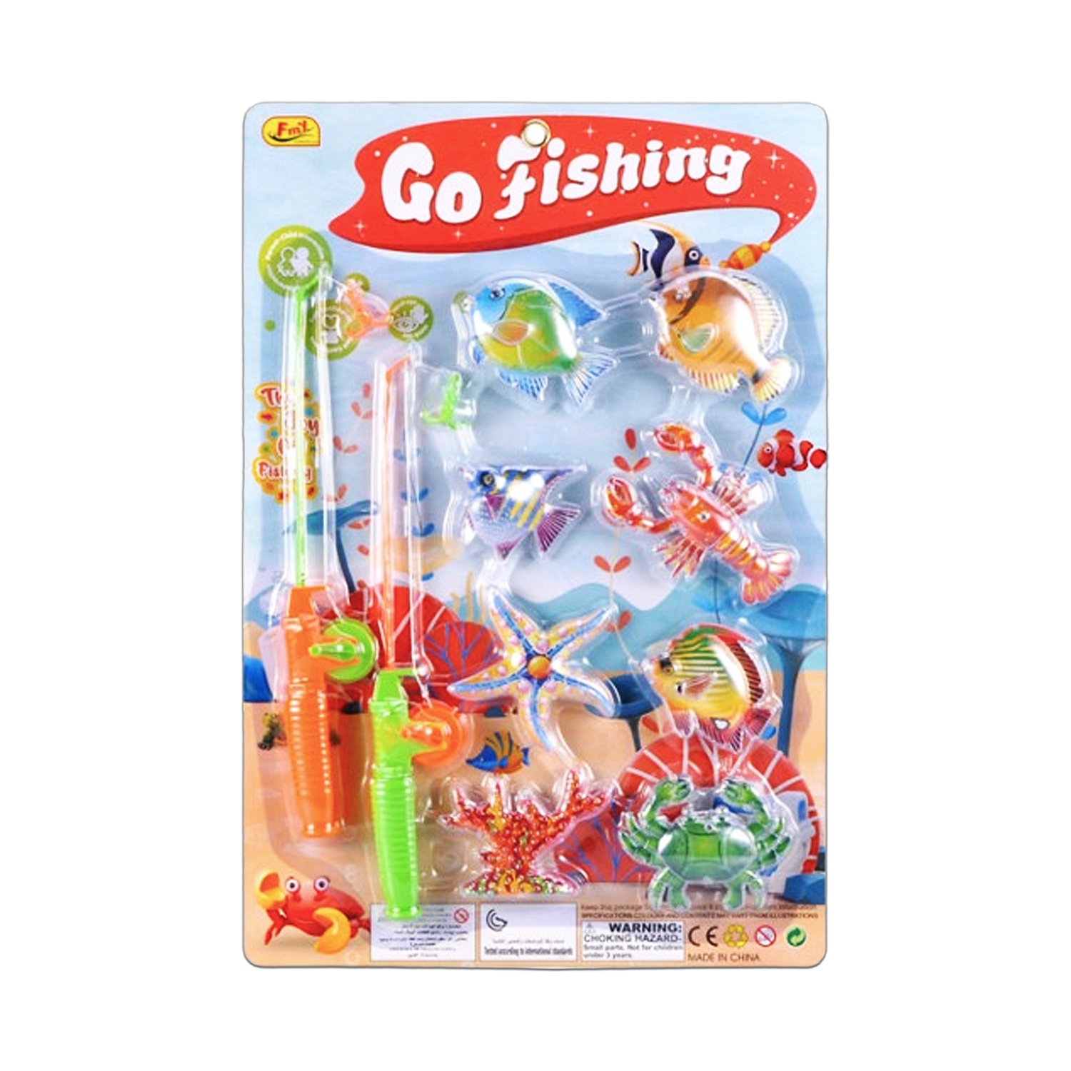 SET DE PESCA INFANTIL ENCARTONADO