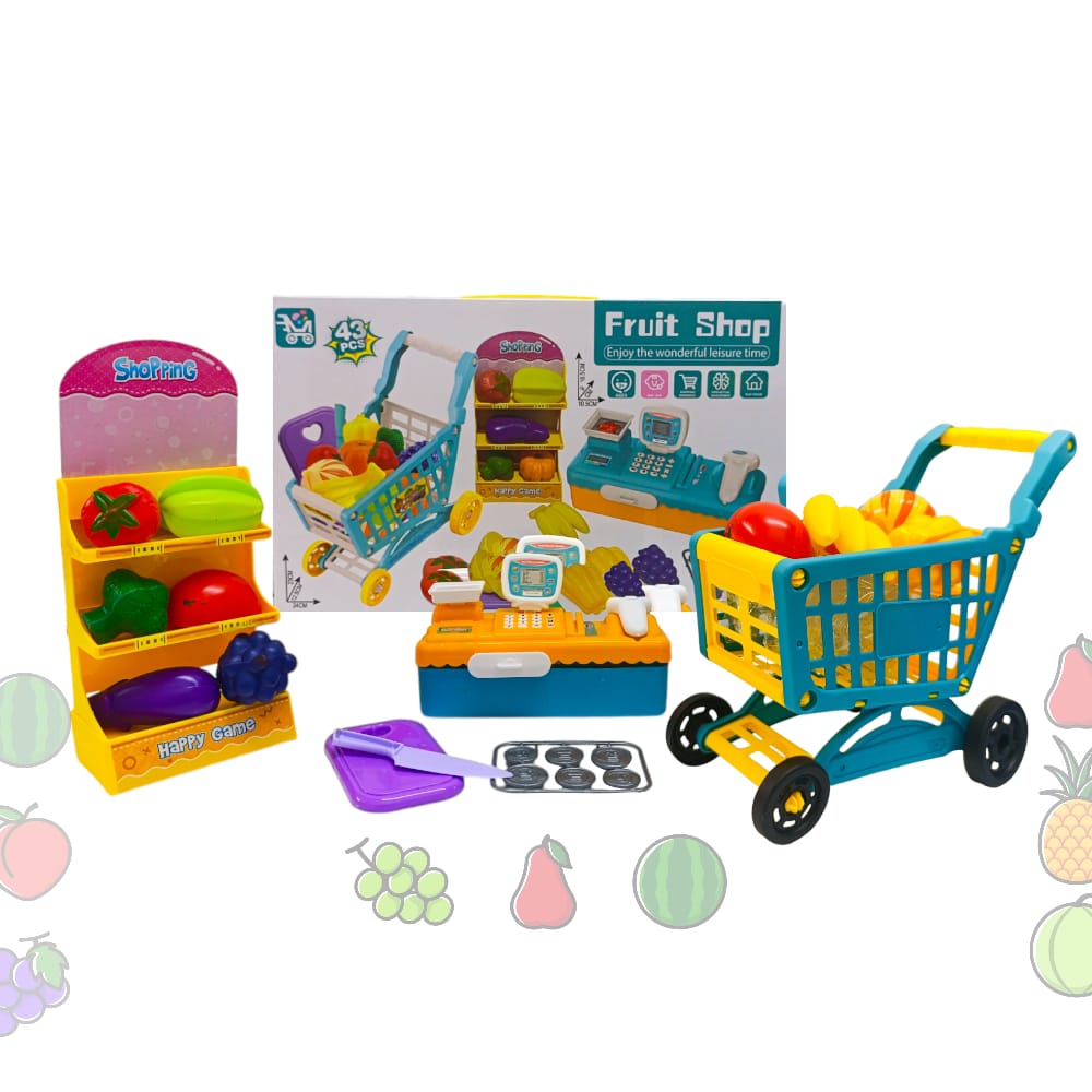 REGISTRADORA+CARRITO DE MERCADO 71022-125