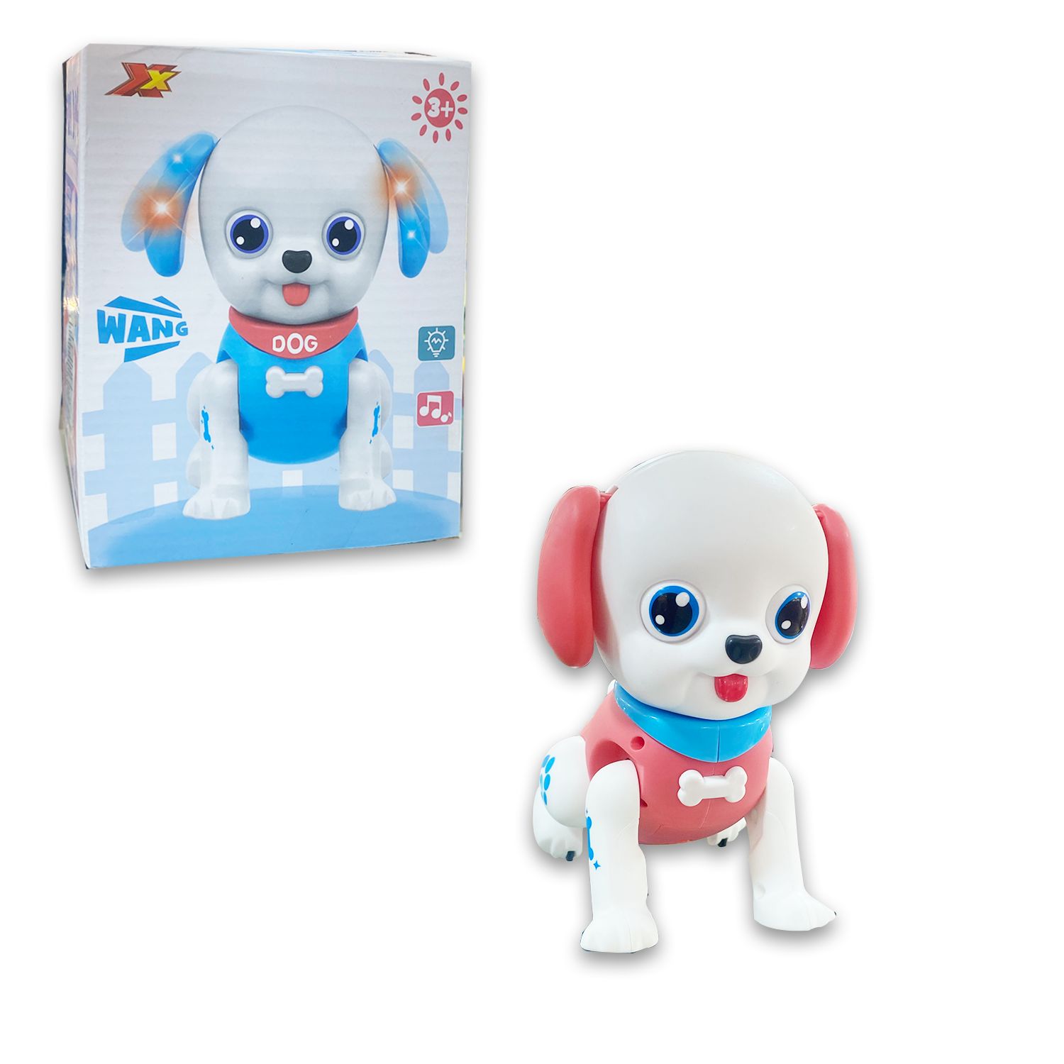 PERRO CON MOVIMIENTO LUZ Y SONIDO