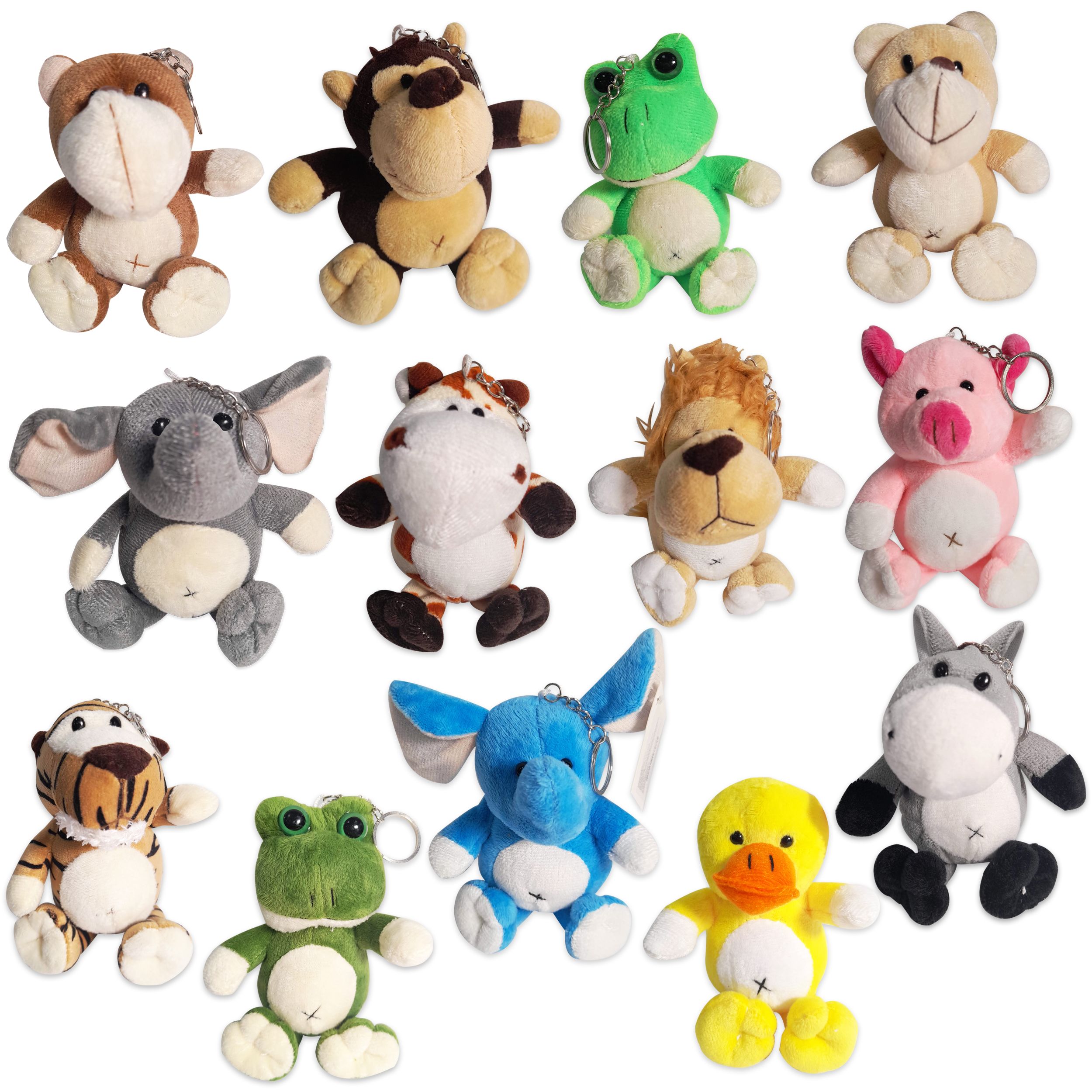 LLAVERO PELUCHE ANIMAL (PQTX12)
