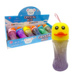 SLIME ESCARCHADO TUBO CON TAPA PATO (CJX6)